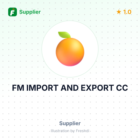 FM IMPORT AND EXPORT CC – summary card, no photo uploaded yet