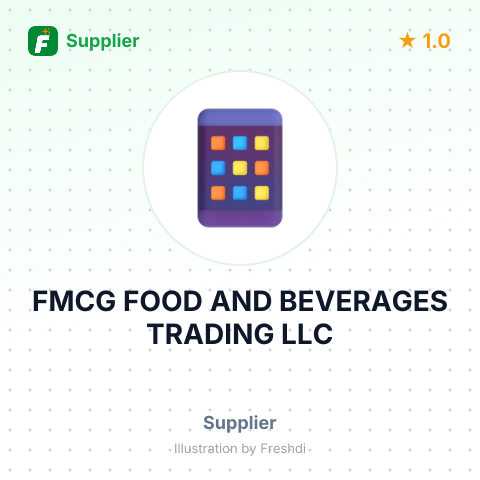 FMCG FOOD AND BEVERAGES TRADING LLC – summary card, no photo uploaded yet