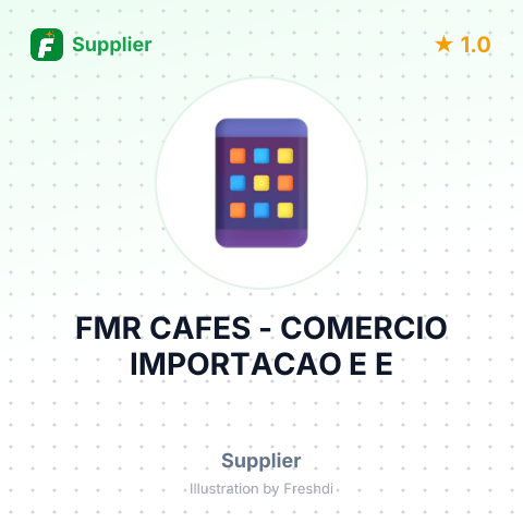 FMR CAFES - COMERCIO IMPORTACAO E E – summary card, no photo uploaded yet