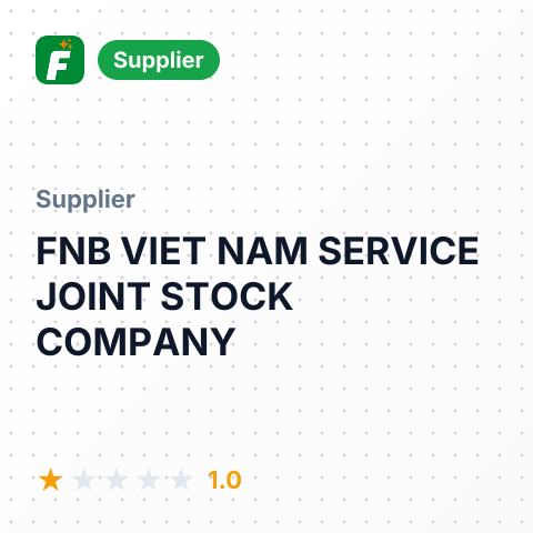 FNB VIET NAM SERVICE JOINT STOCK COMPANY – summary card, no photo uploaded yet