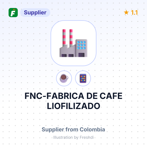 FNC-FABRICA DE CAFE LIOFILIZADO – summary card, no photo uploaded yet