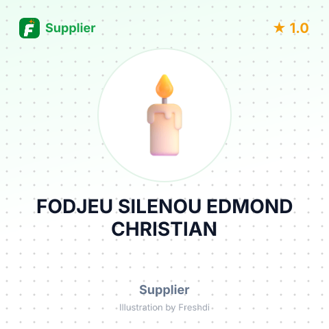 FODJEU SILENOU EDMOND CHRISTIAN – summary card, no photo uploaded yet