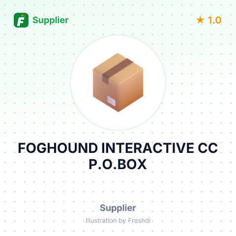FOGHOUND INTERACTIVE CC P.O.BOX – summary card, no photo uploaded yet