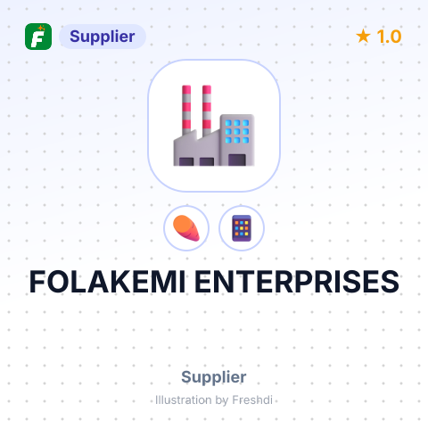 FOLAKEMI ENTERPRISES – summary card, no photo uploaded yet