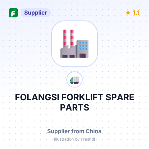 FOLANGSI FORKLIFT SPARE PARTS – summary card, no photo uploaded yet