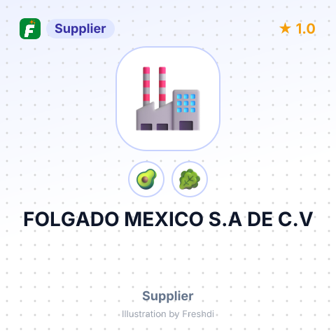 FOLGADO MEXICO S.A DE C.V – summary card, no photo uploaded yet