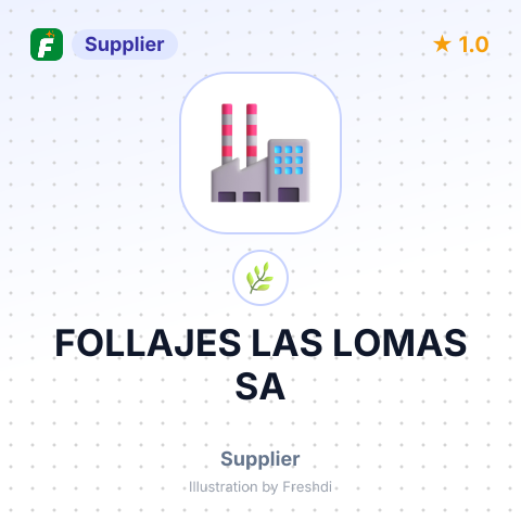 FOLLAJES LAS LOMAS SA – summary card, no photo uploaded yet