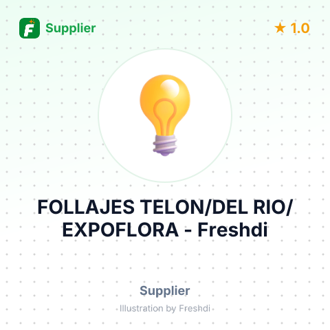 FOLLAJES TELON/DEL RIO/EXPOFLORA – summary card, no photo uploaded yet