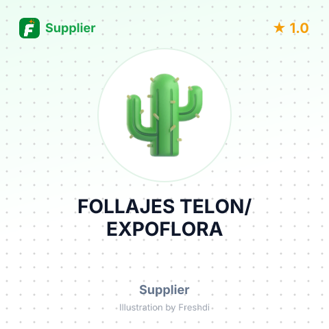 FOLLAJES TELON/EXPOFLORA – summary card, no photo uploaded yet