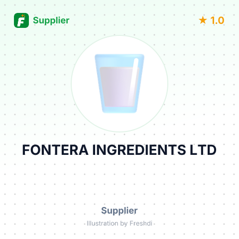 FONTERA INGREDIENTS LTD – summary card, no photo uploaded yet