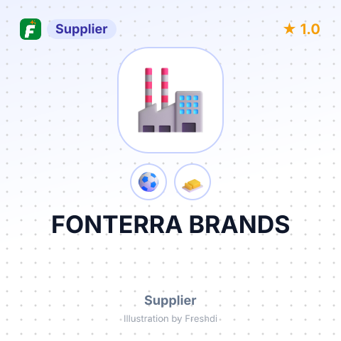 FONTERRA BRANDS – summary card, no photo uploaded yet