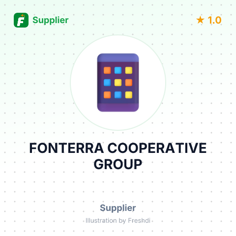 FONTERRA COOPERATIVE GROUP – summary card, no photo uploaded yet