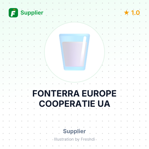 FONTERRA EUROPE COOPERATIE UA – summary card, no photo uploaded yet