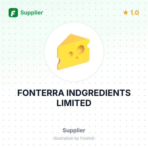 FONTERRA INDGREDIENTS LIMITED – summary card, no photo uploaded yet