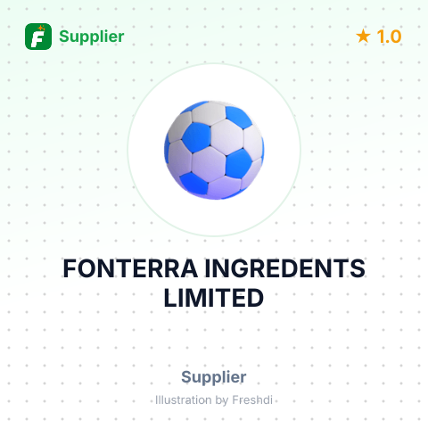 FONTERRA INGREDENTS LIMITED – summary card, no photo uploaded yet