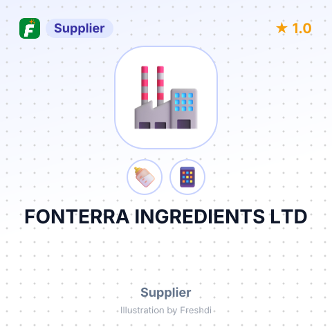 FONTERRA INGREDIENTS LTD – summary card, no photo uploaded yet