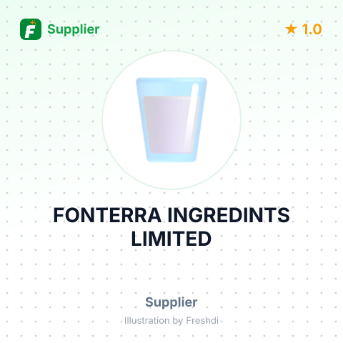 FONTERRA INGREDINTS LIMITED – summary card, no photo uploaded yet