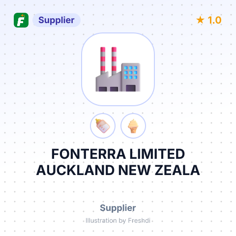 FONTERRA LIMITED AUCKLAND NEW ZEALA – summary card, no photo uploaded yet