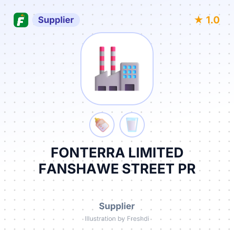 FONTERRA LIMITED FANSHAWE STREET PR – summary card, no photo uploaded yet