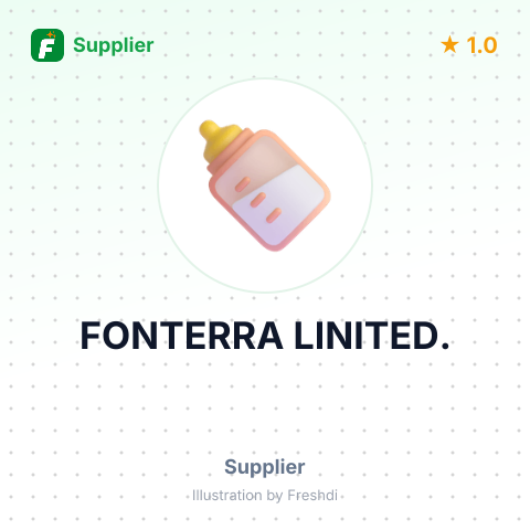 FONTERRA LINITED. – summary card, no photo uploaded yet