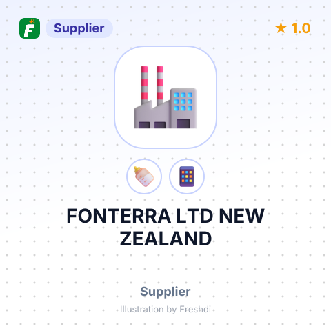 FONTERRA LTD NEW ZEALAND – summary card, no photo uploaded yet