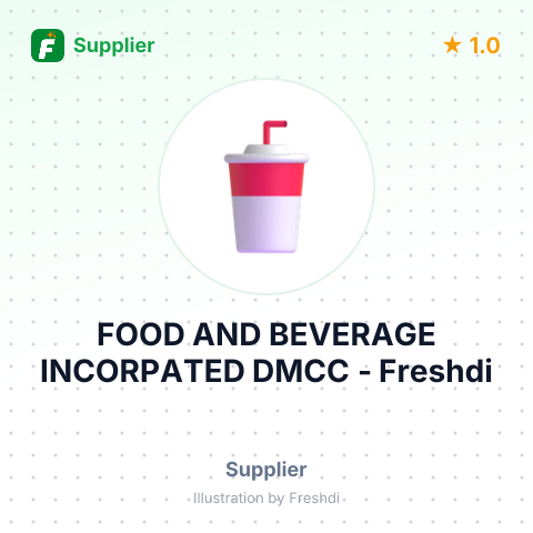 FOOD AND BEVERAGE INCORPATED DMCC – summary card, no photo uploaded yet