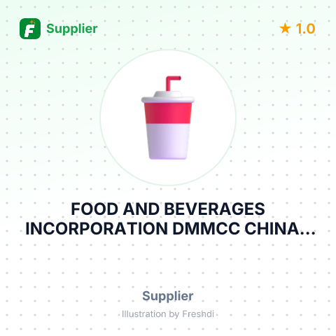 FOOD AND BEVERAGES INCORPORATION DMMCC CHINA – summary card, no photo uploaded yet