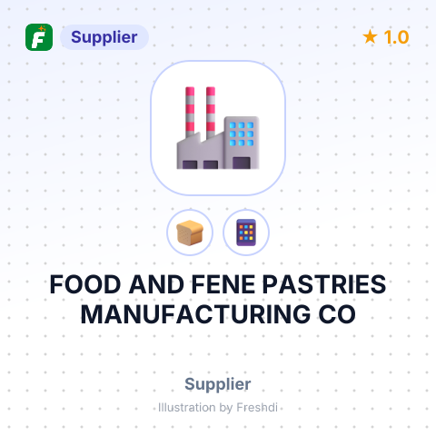FOOD AND FENE PASTRIES MANUFACTURING CO – summary card, no photo uploaded yet