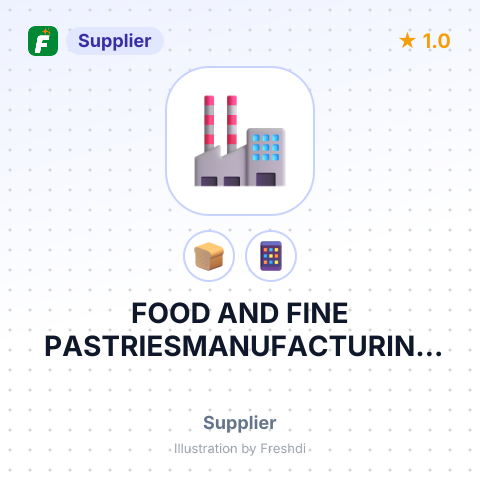 FOOD AND FINE PASTRIESMANUFACTURING CO – summary card, no photo uploaded yet