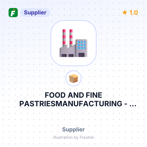 FOOD AND FINE PASTRIESMANUFACTURING – summary card, no photo uploaded yet