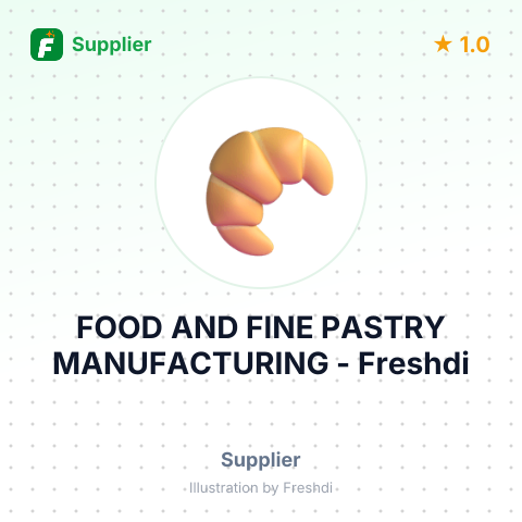 FOOD AND FINE PASTRY MANUFACTURING – summary card, no photo uploaded yet