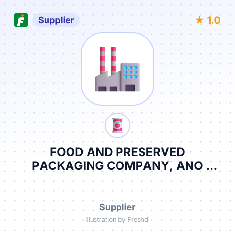 FOOD AND PRESERVED PACKAGING COMPANY, ANO COMPANY – summary card, no photo uploaded yet