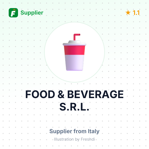 FOOD & BEVERAGE S.R.L. – summary card, no photo uploaded yet
