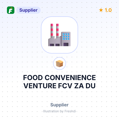 FOOD CONVENIENCE VENTURE FCV ZA DU – summary card, no photo uploaded yet