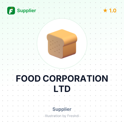 FOOD CORPORATION LTD – summary card, no photo uploaded yet