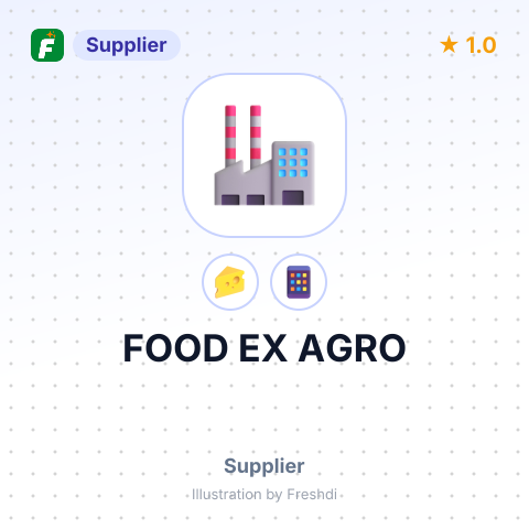FOOD EX AGRO – summary card, no photo uploaded yet