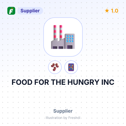 FOOD FOR THE HUNGRY INC – summary card, no photo uploaded yet