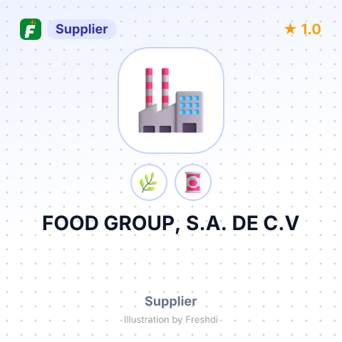 FOOD GROUP, S.A. DE C.V – summary card, no photo uploaded yet