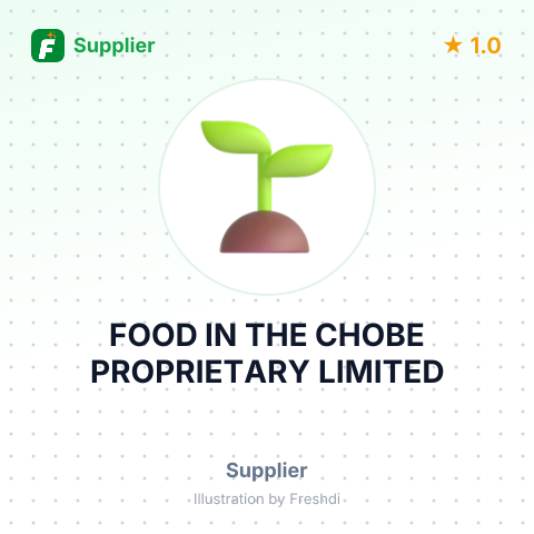 FOOD IN THE CHOBE PROPRIETARY LIMITED – summary card, no photo uploaded yet