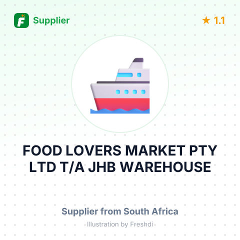 FOOD LOVERS MARKET PTY LTD T/A JHB WAREHOUSE – summary card, no photo uploaded yet