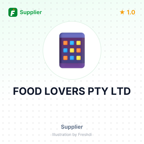 FOOD LOVERS PTY LTD – summary card, no photo uploaded yet