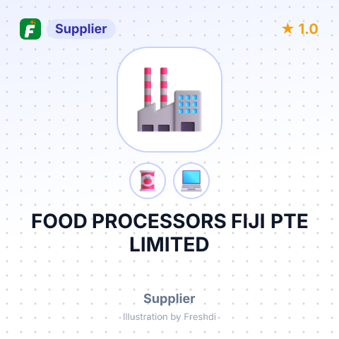 FOOD PROCESSORS FIJI PTE LIMITED – summary card, no photo uploaded yet