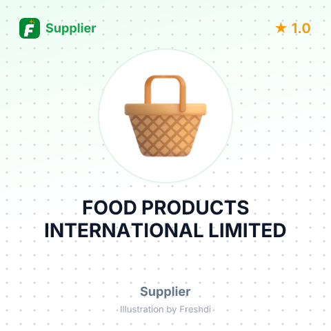 FOOD PRODUCTS INTERNATIONAL LIMITED – summary card, no photo uploaded yet