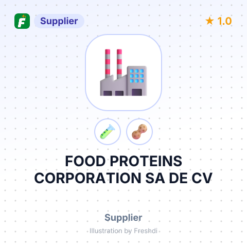 FOOD PROTEINS CORPORATION SA DE CV – summary card, no photo uploaded yet