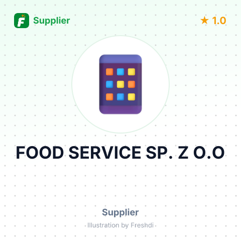 FOOD SERVICE SP. Z O.O – summary card, no photo uploaded yet