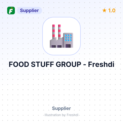 FOOD STUFF GROUP – summary card, no photo uploaded yet