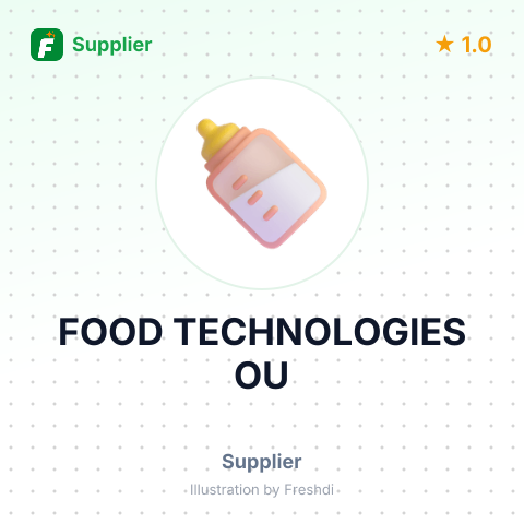 FOOD TECHNOLOGIES OU – summary card, no photo uploaded yet
