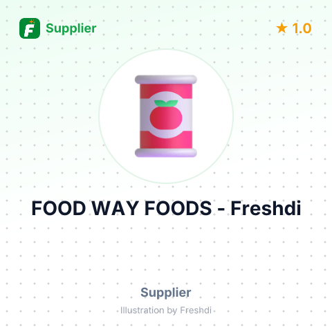 FOOD WAY FOODS – summary card, no photo uploaded yet