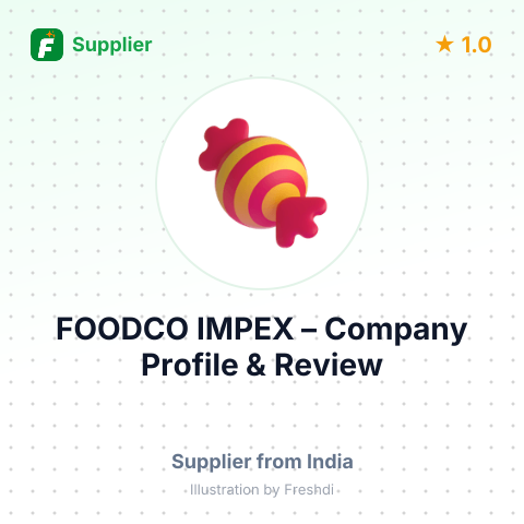 FOODCO IMPEX – summary card, no photo uploaded yet