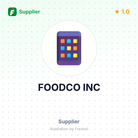FOODCO INC – summary card, no photo uploaded yet